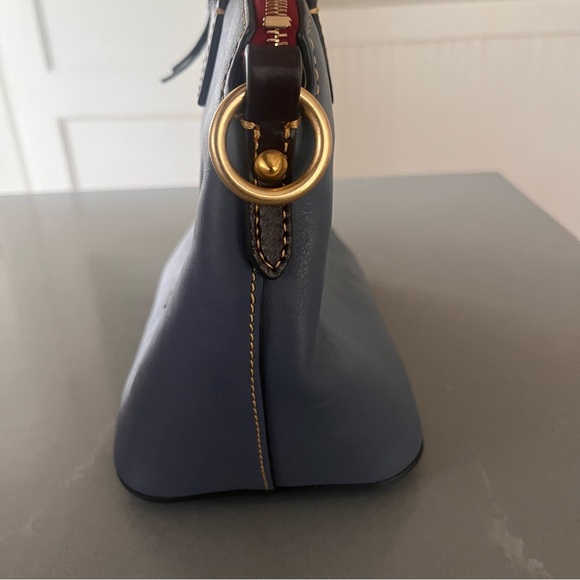 [NEW] DOONEY AND BOURKE Small Leather “Heidi” Satchel Top Handle Bag in Blue - Picture 6 of 11